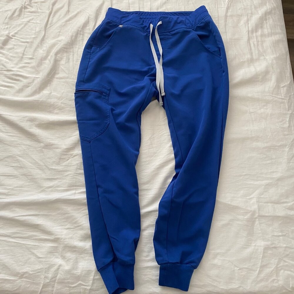 FIGS Zamora Jogger Size S Regular Length in Winning Blue - Limited Edition